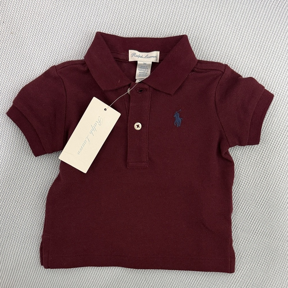 Ralph Lauren Kids Maroon Polo Shirt